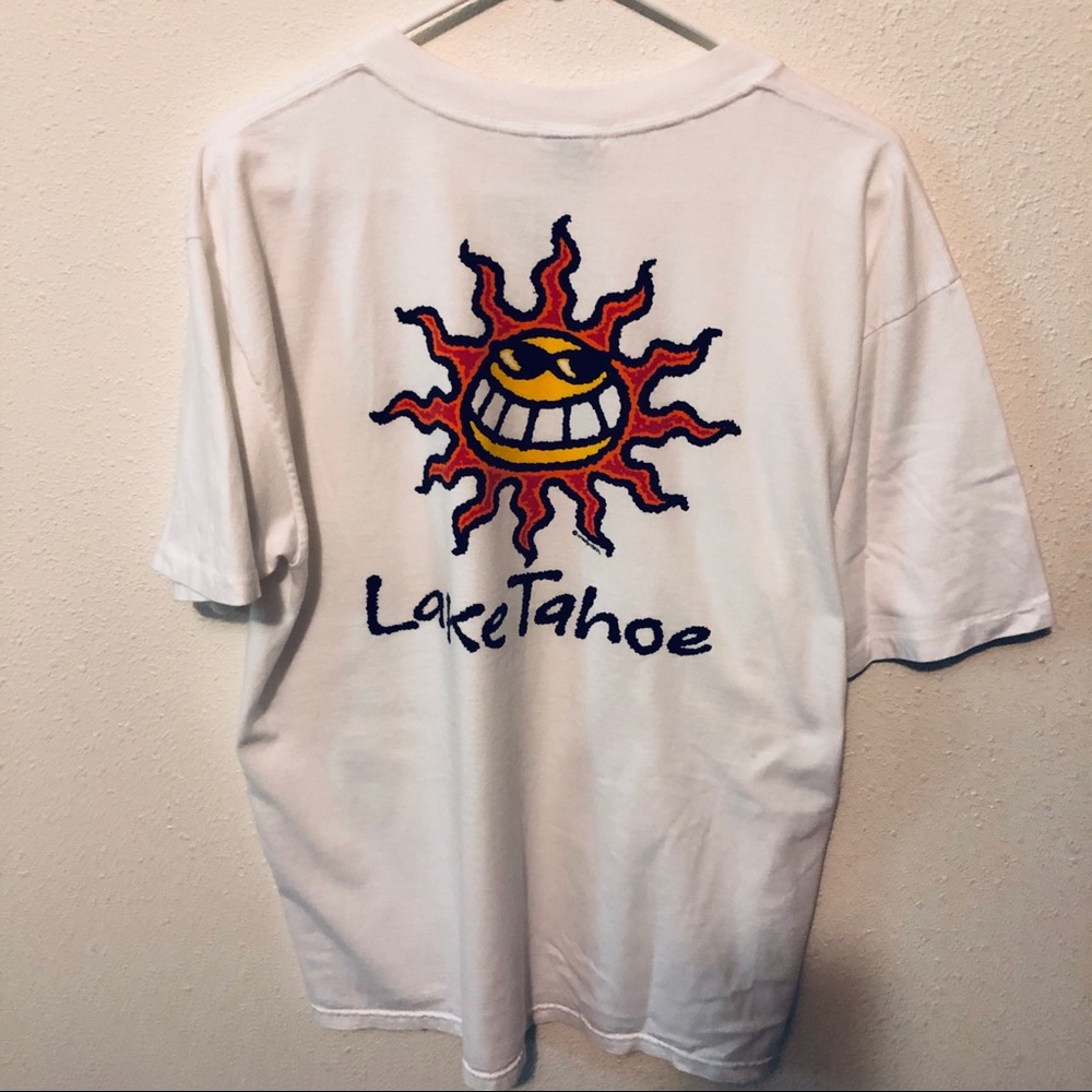 Crazy Shirt Lake Tahoe Graphic Tee Sun Unisex L